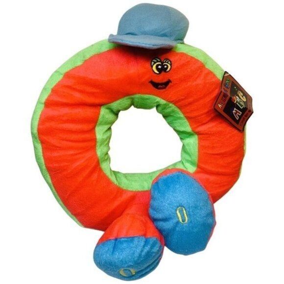 K & K GAMES Alphabet Gang Vintage Plush Letter O Learning Toy Stuffed Animal 15” - Picture 2 of 4